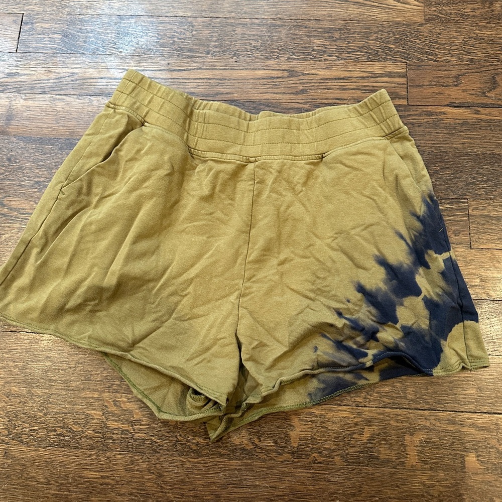 Joy Lab Green & Blue Tie Dye Sweat Shorts